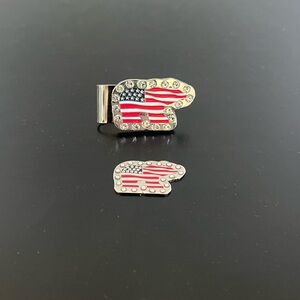 Ahead | Patriot Bear Bling Hat Clip + Ball Marker